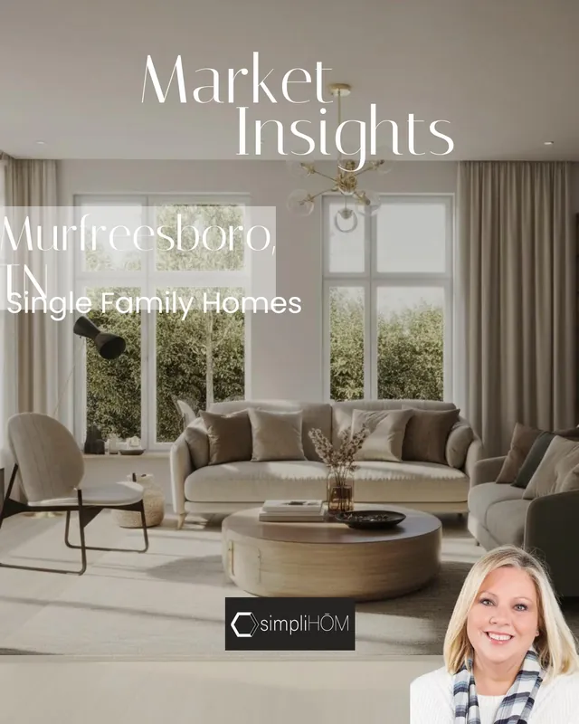A recent social post from Kelly Horna, REALTOR® with SimpliHOM, about staging and homes around Murfreesboro